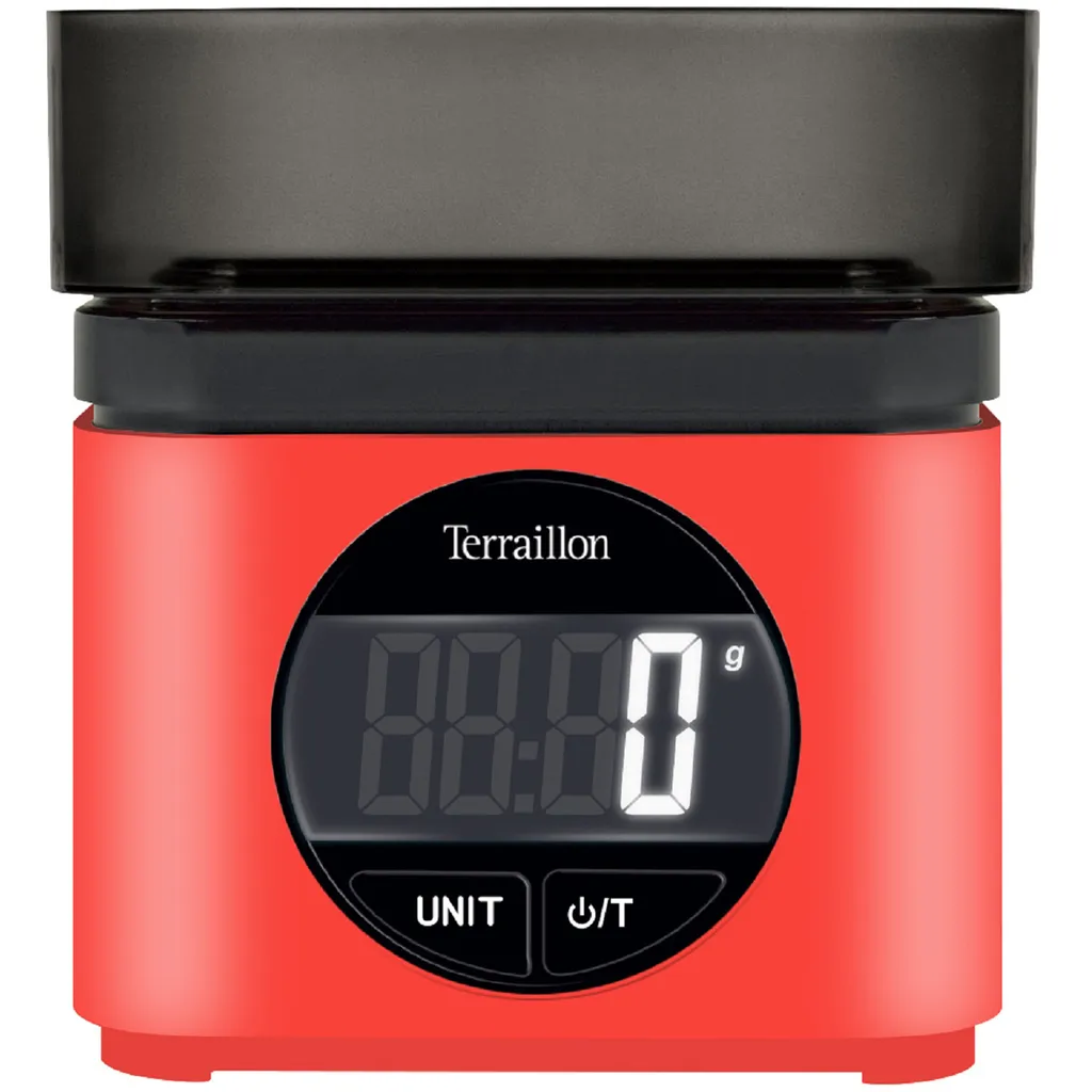 Balance de cuisine Mythic 70's Rouge 5 kg - Précision au Gramme Près
