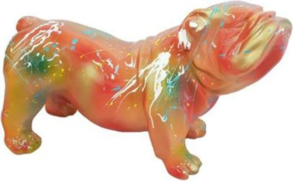 Moderne Skulptur Dekoration Abstrakte Figur Statuen Deko Statue Hunde Neu 55 cm