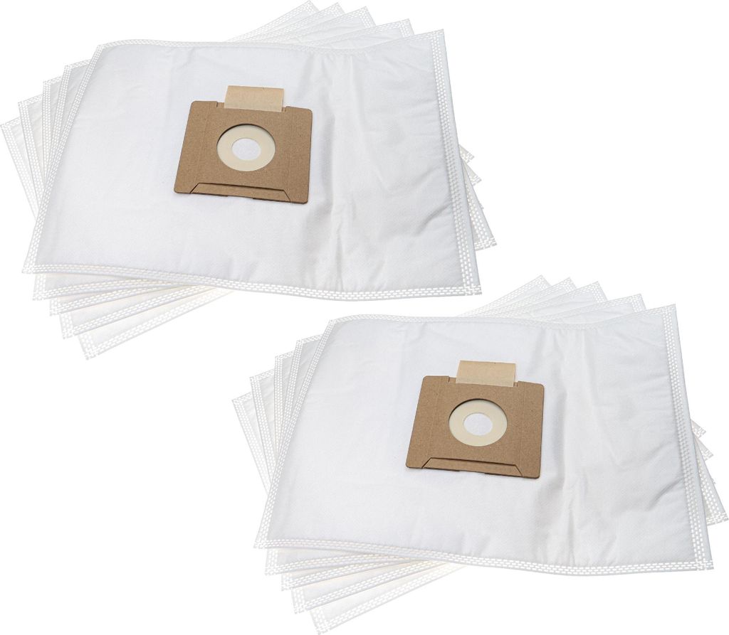 vhbw 10x Staubbeutel kompatibel mit Kärcher VC 2 Premium, VC 2 Staubsauger - 35cm x 26,5cm Weiß