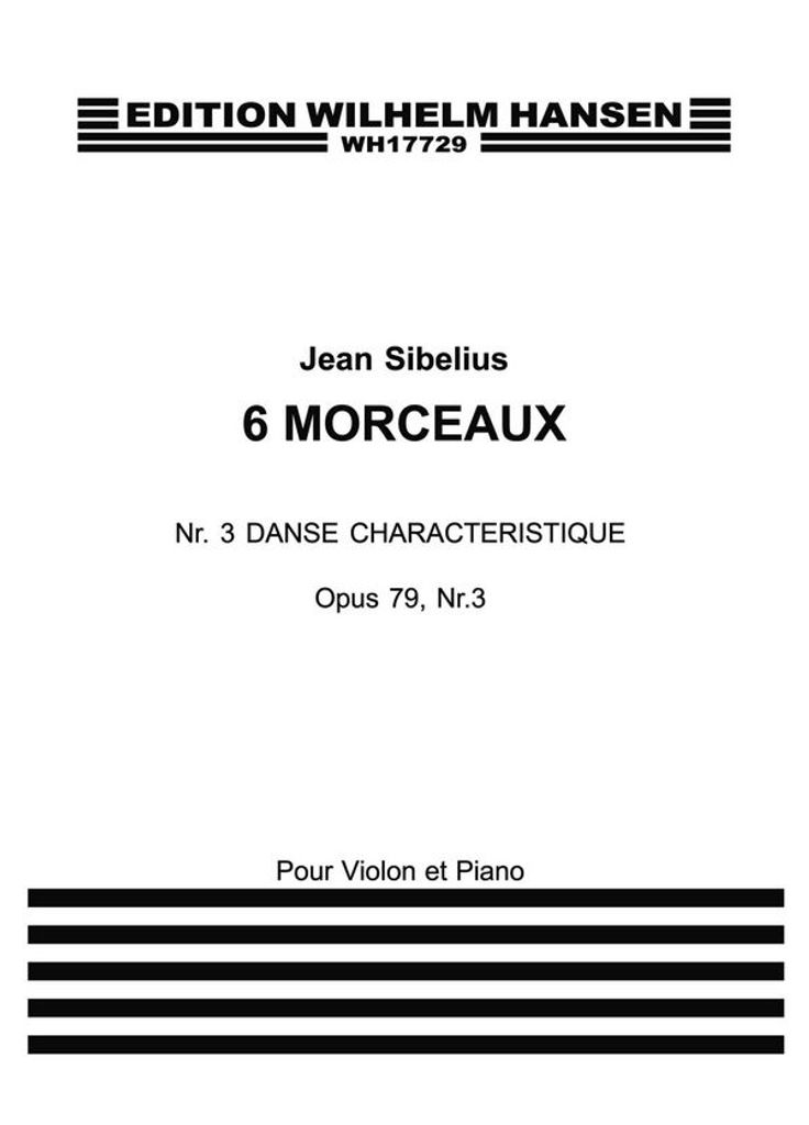 Danse characteristique op.79,3 für Violine und Klavier
