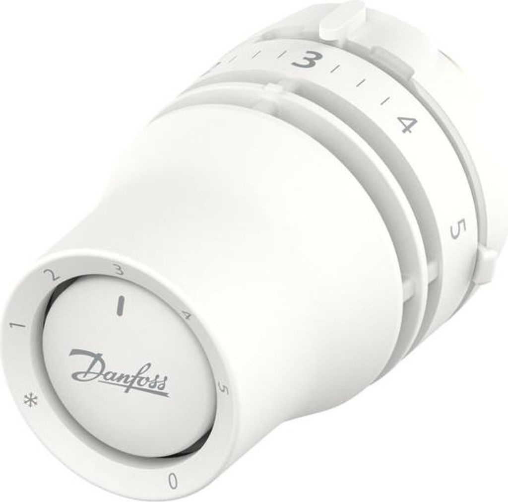 Danfoss Redia RTD Thermostatkopf, eingebauter Sensor, mit Nullstellung