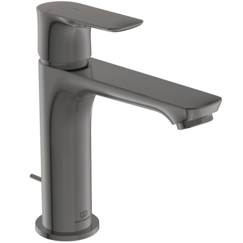 Ideal Standard Waschtischarmatur Connect Air BlueStart Slim Grande, Ausladung 125mm A7013A5 Magnetic Grey