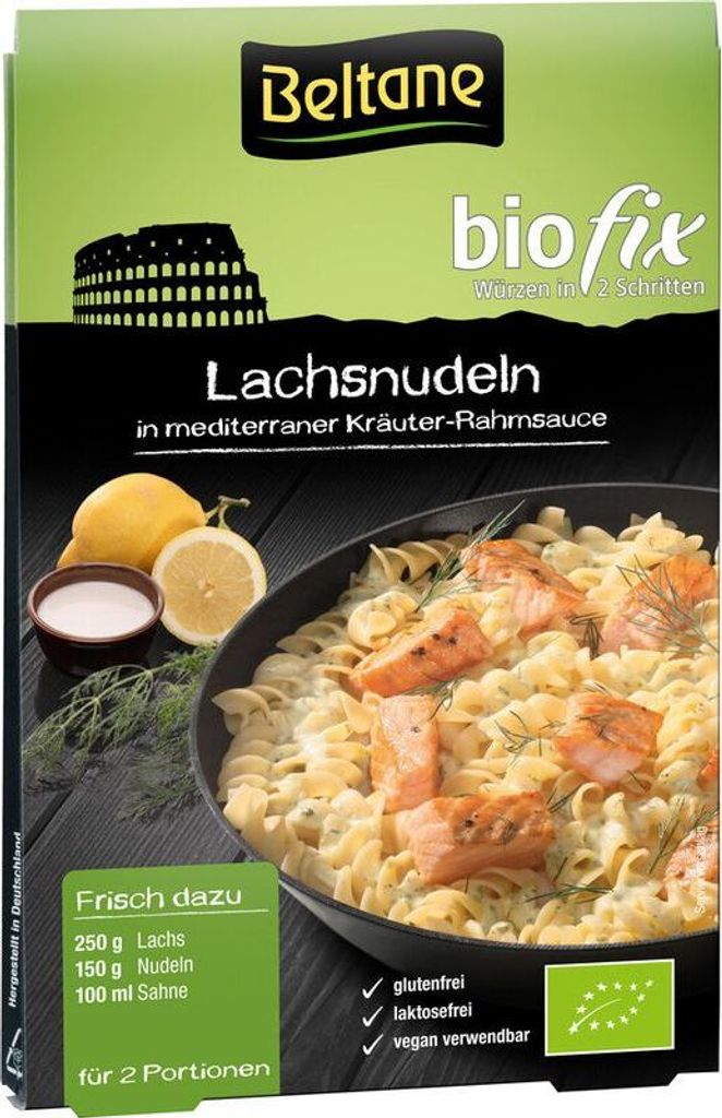 Beltane biofix Lachsnudeln - (14,2 g) -Bio Produktbild 