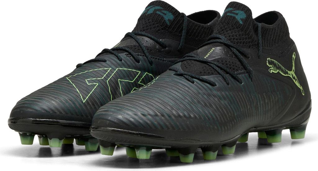Puma Future 8 Ultimate Ag - PUMA BLACK-FIZZY LIGHT-GREEN T, Größe:10