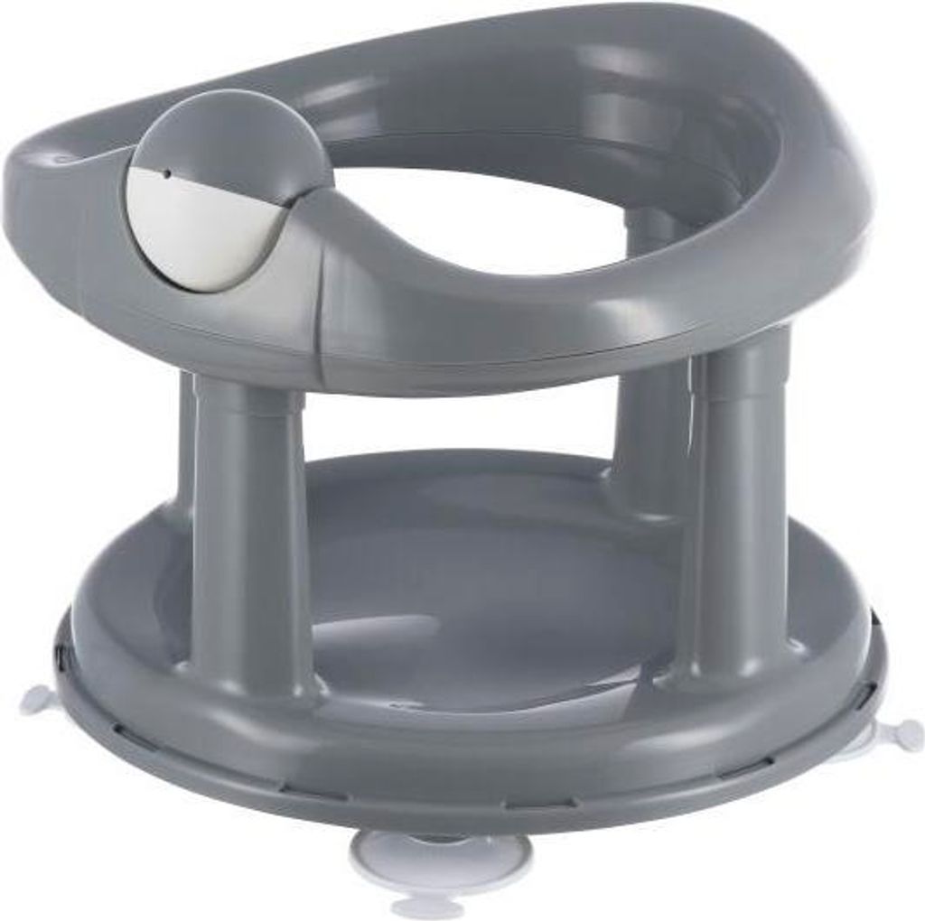 Bebeconfort Drehbarer Badewannensitz, Badewannensitz, Ergonomisch, 6 Monate bis 12 Monate, Max. 10 kg, Grey