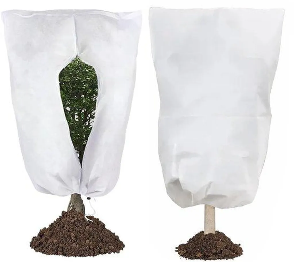 Housse de protection plantes respirante 120x180 cm avec zip et cordon