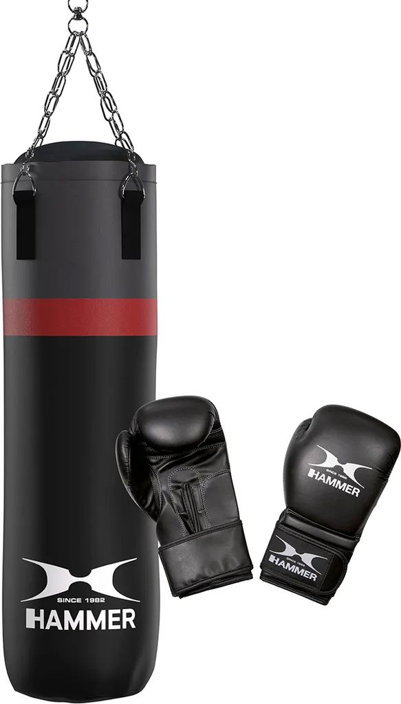 HAMMER Box-Set Cobra, Boxsack 100 cm, Nylon, 26 kg, Produktbild 