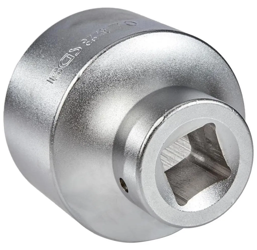Douille pour Clé Six Pans 25 mm - Embout 1 Pouce en Acier D-Work 75 mm - 6