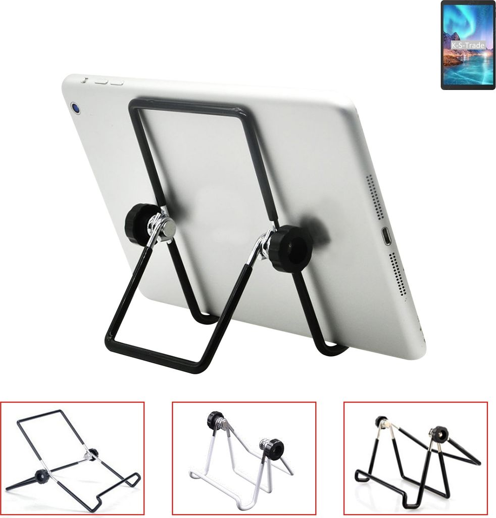K-S-Trade Tablet-Ständer Tablet-Halterung Tablet-Aufsteller kompatibel mit Alldocube iPlay20 faltbarer Tischständer Tablet Halterung
