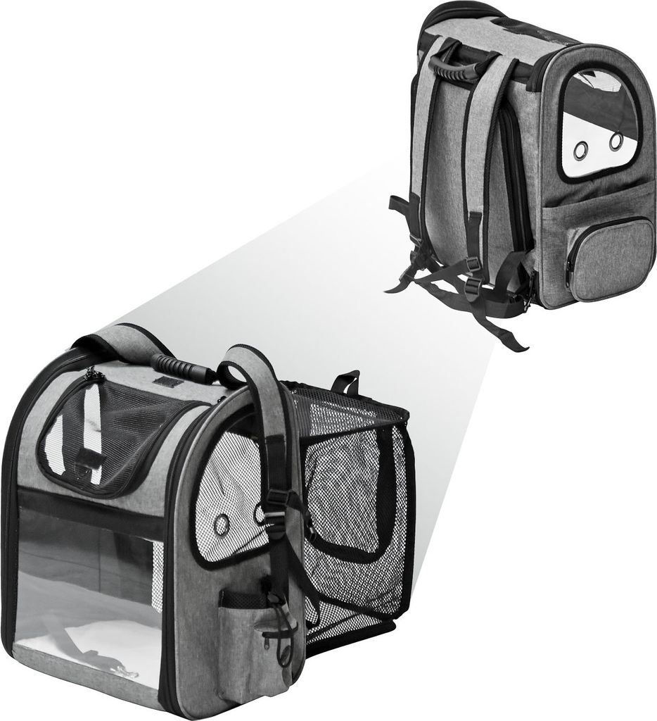 Fudajo Ausziehbarer Haustier Rucksack 27x35,5x41,5 cm bis Produktbild 2