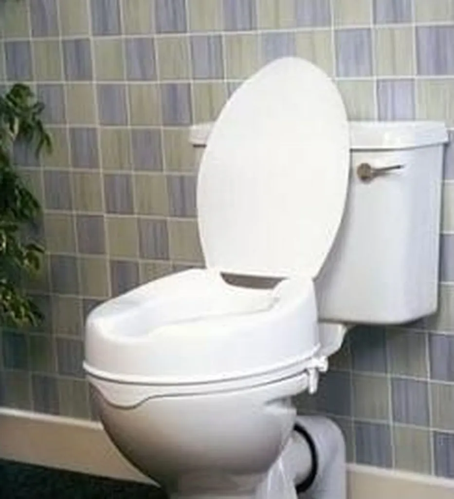 Réhausseur de WC de 10 cm ergonomique adaptable toute cuvette