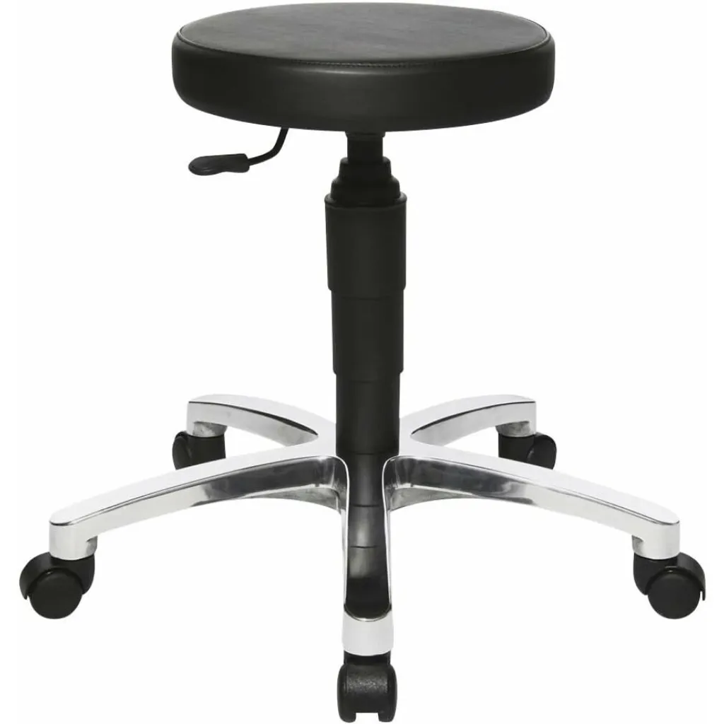 Tabouret Médical et Laboratoire Topstar Tec 70 Noir pour Usage Intensif