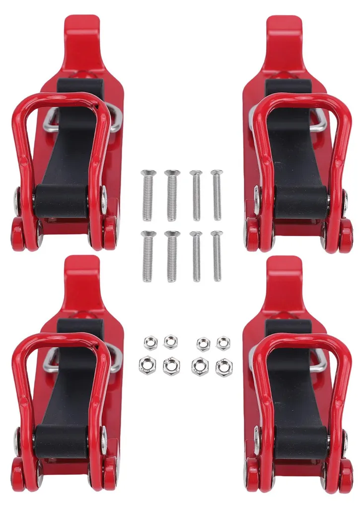 Support de pelle robuste en alliage de zinc pour barres de toit 4pcs