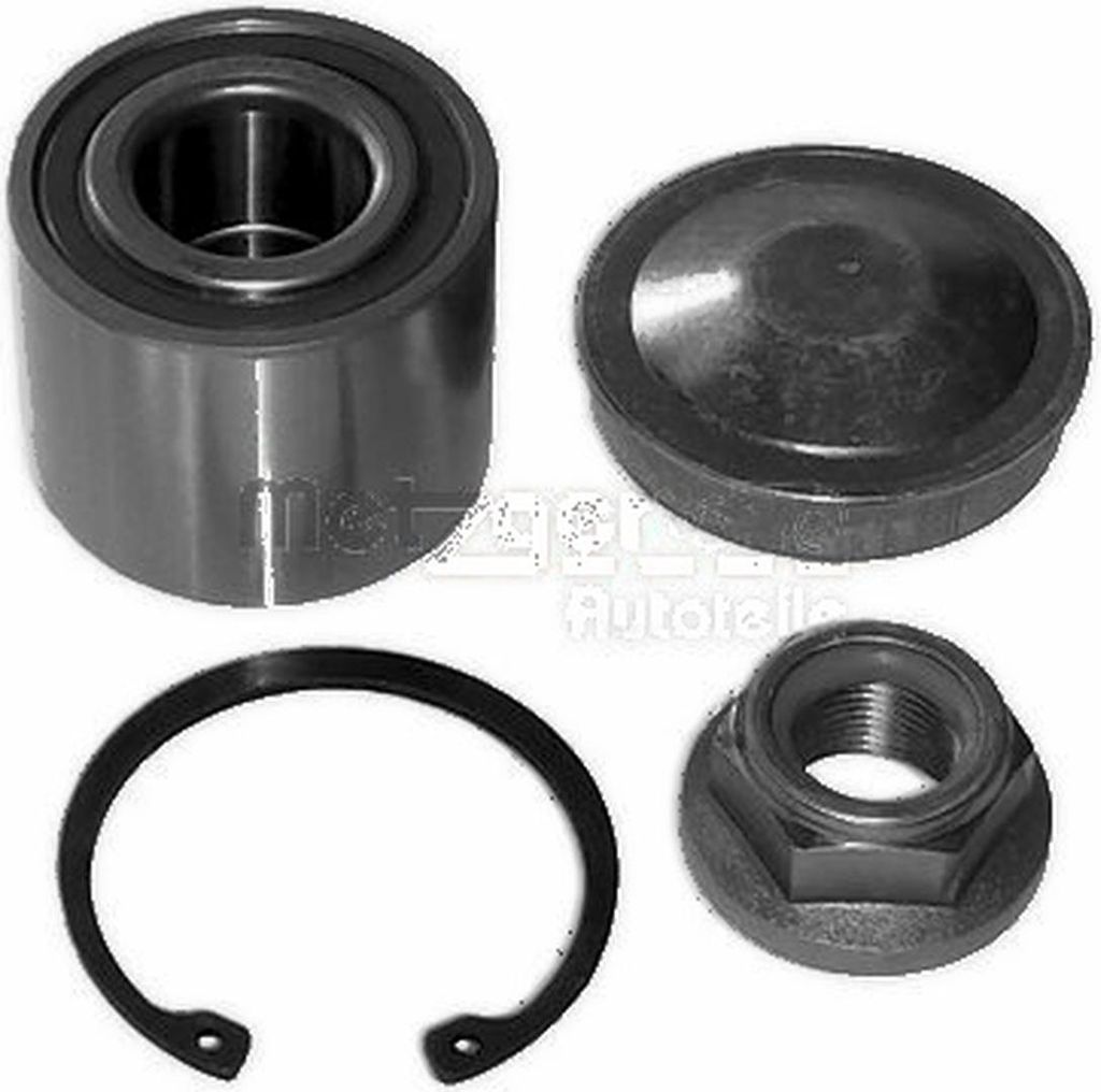 Radlagersatz Ø 55 mm 43 mm METZGER IAM-Expertise passend für u.a. RENAULT KANGOO