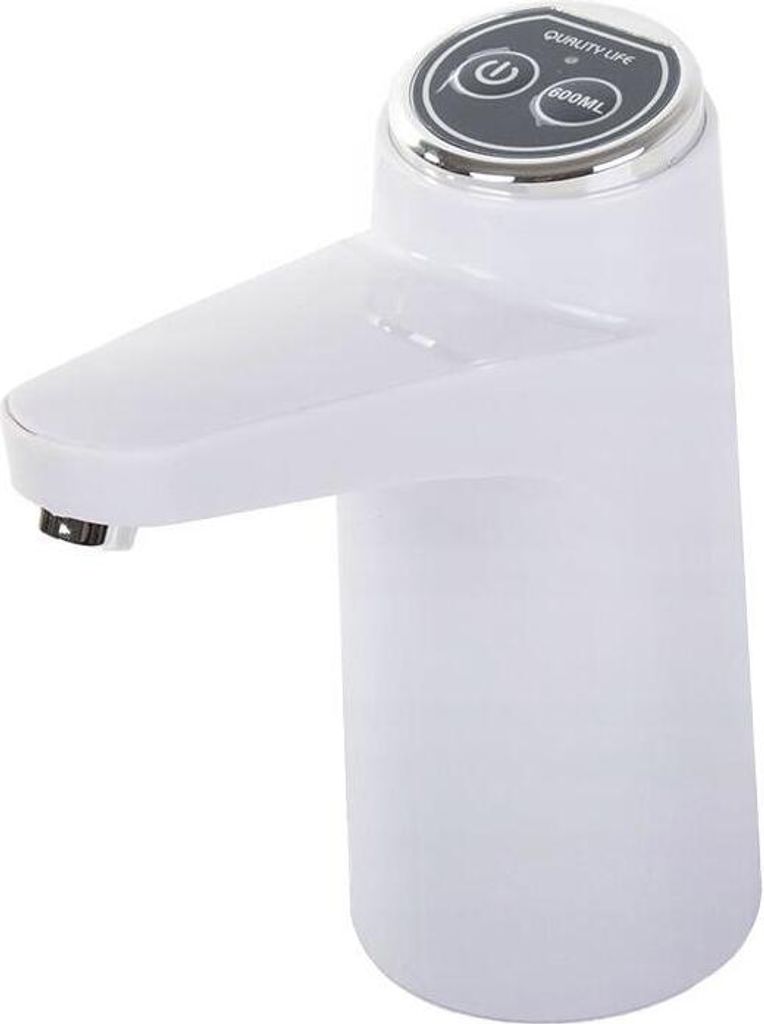 Verk 24007 Pompa elettrica per bottiglie d'acqua USB bianco Immagine del prodotto 