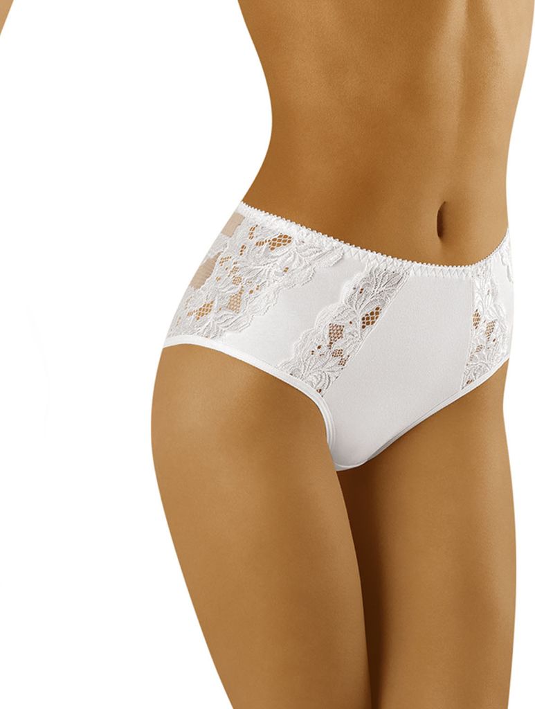 Wolbar Damen Slip Unterhose voller Schnitt EU WB424, weiß, XXL
