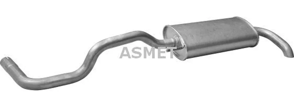 Silencieux arrière pour réparer l'échappement Seat Ibiza de 6K6253609T