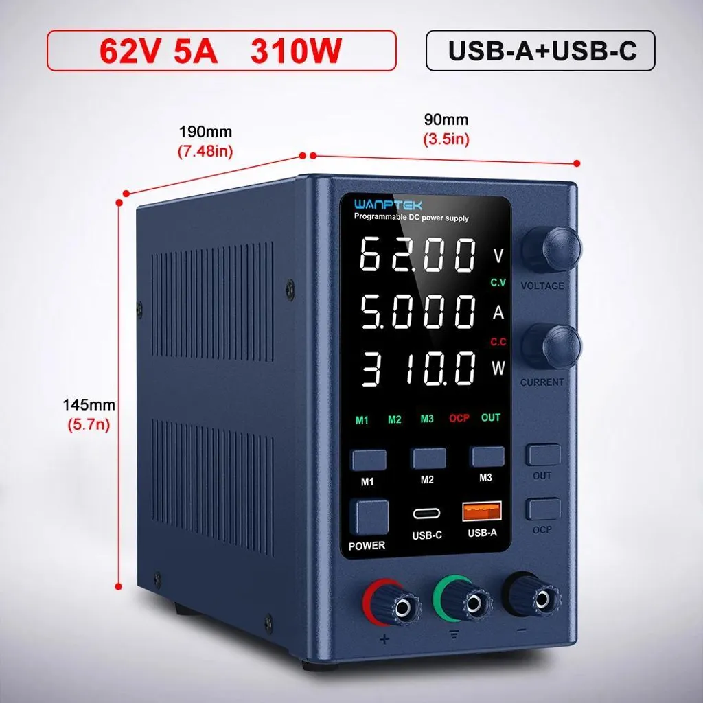 Alimentation stabilisée 0-62V 5A : stoppez les variations de tension DC