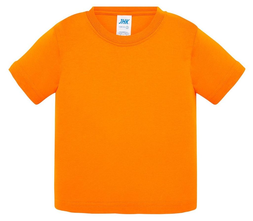 JHK - T-Shirt für Baby, Rundhalsausschnitt LT4360 (0 Jahre) (Orange)