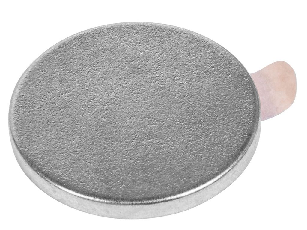 Connex Connex Scheibenmagnete 20x2mm - 2kg - 5Stk. selbstklebend - Neodym N35