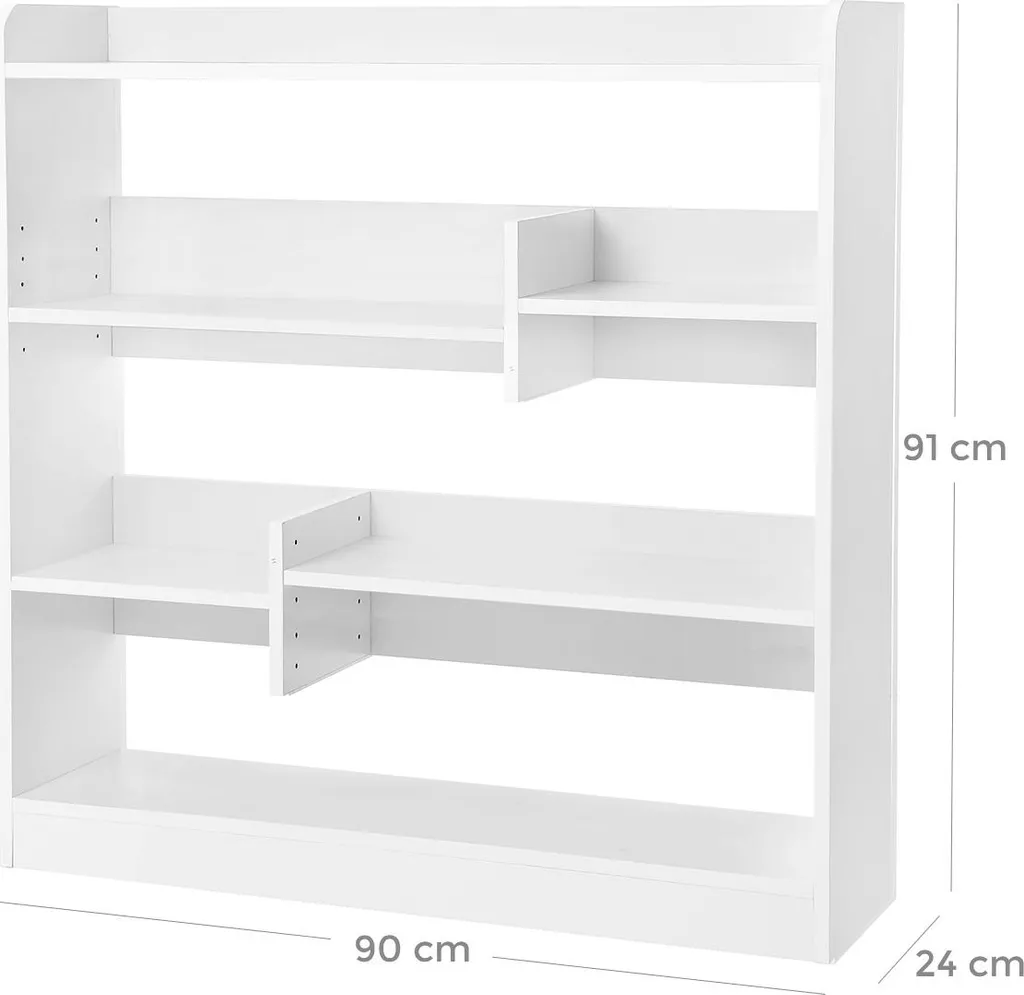 Meuble bibliothèque blanc pour optimiser le rangement de vos classeurs - 6