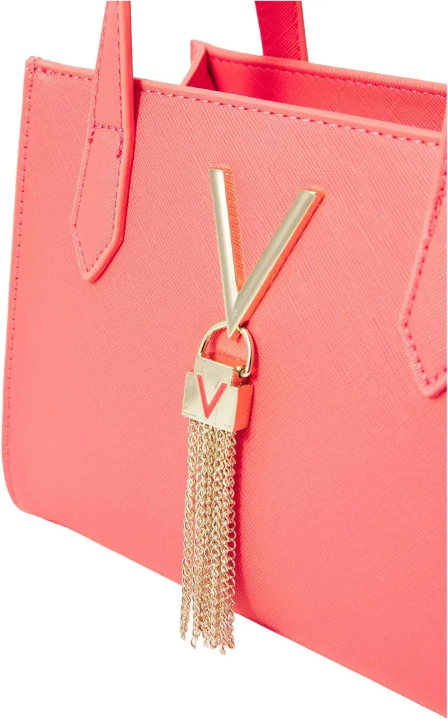 Sac bandoulière Valentino Divina corail pour femme chic