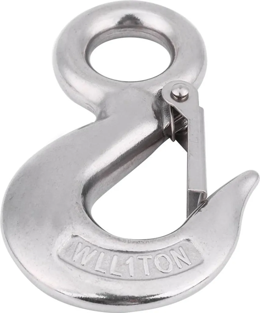 Gancio Girevole Inox 304 115mm 1.0T | Alta Resistenza per Sollevamento