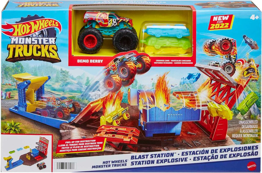 Hw Monster Truck Demolka Na Stacji Hfb12 /2 Zdjęcie produktu 