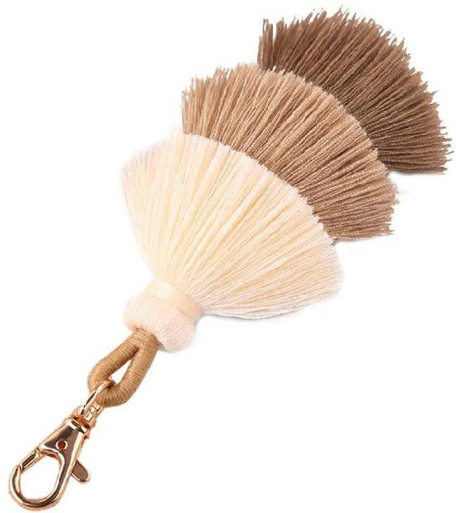 Sac à main coloré style bohème pour femme avec son pompon élégant