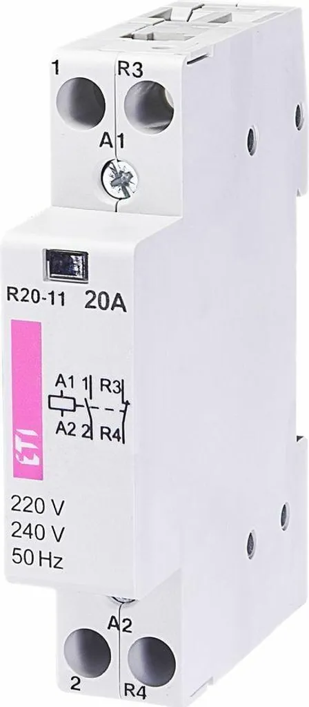 Solution de commande électrique 20A 230V AC contacteur R20-11 ETI - 2