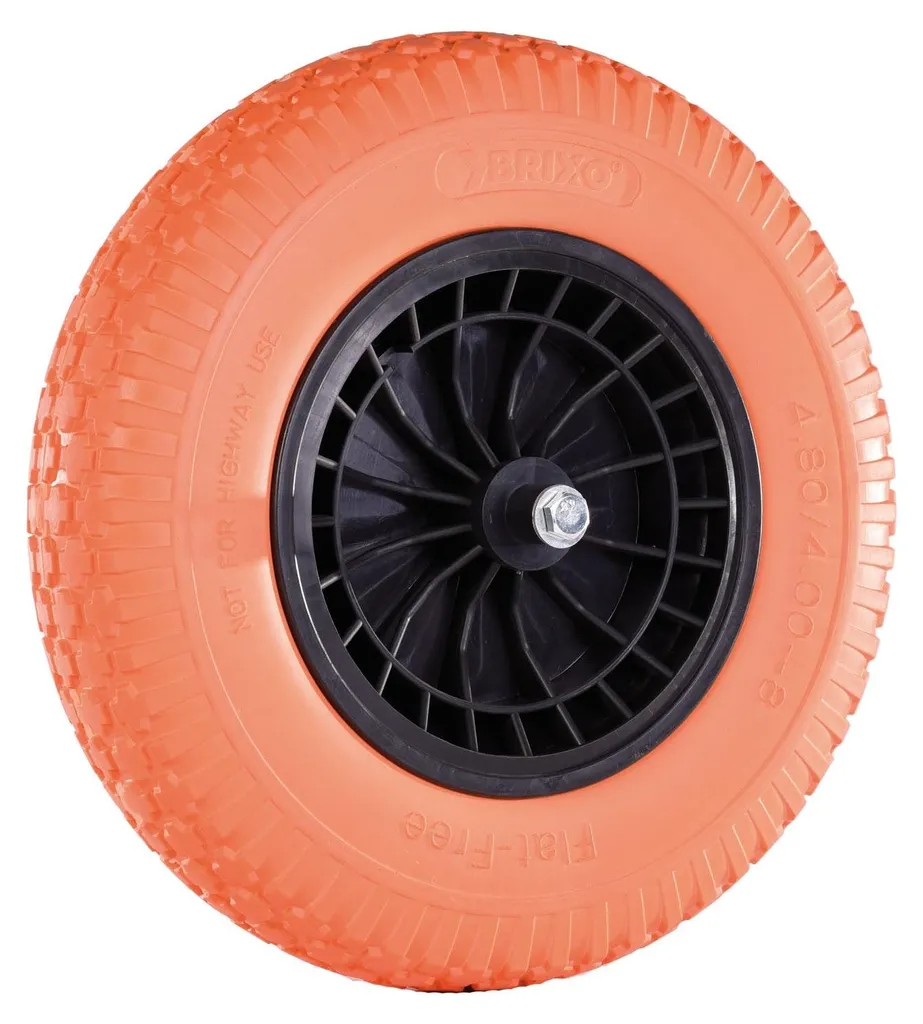Roue de brouette increvable 400x80 mm BRIXO en mousse polyuréthane