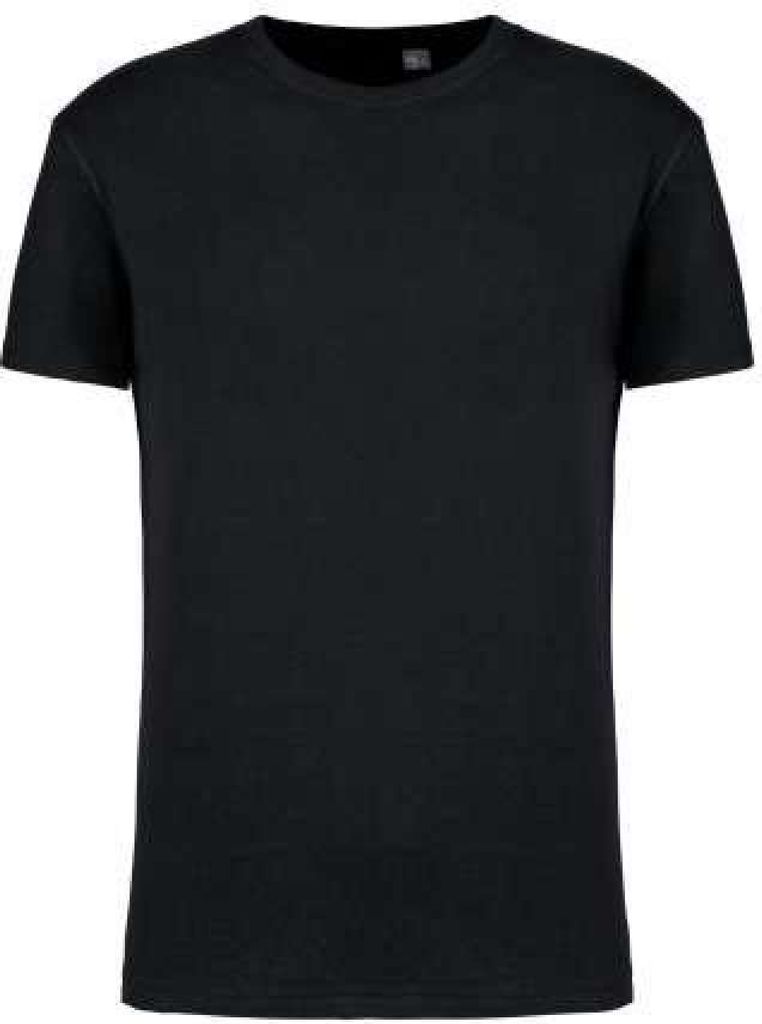 Kariban Herren T-Shirt Slim Fit Basic Rundhals Sweatshirt Shirt, Größe:L, Farbe:Schwarz