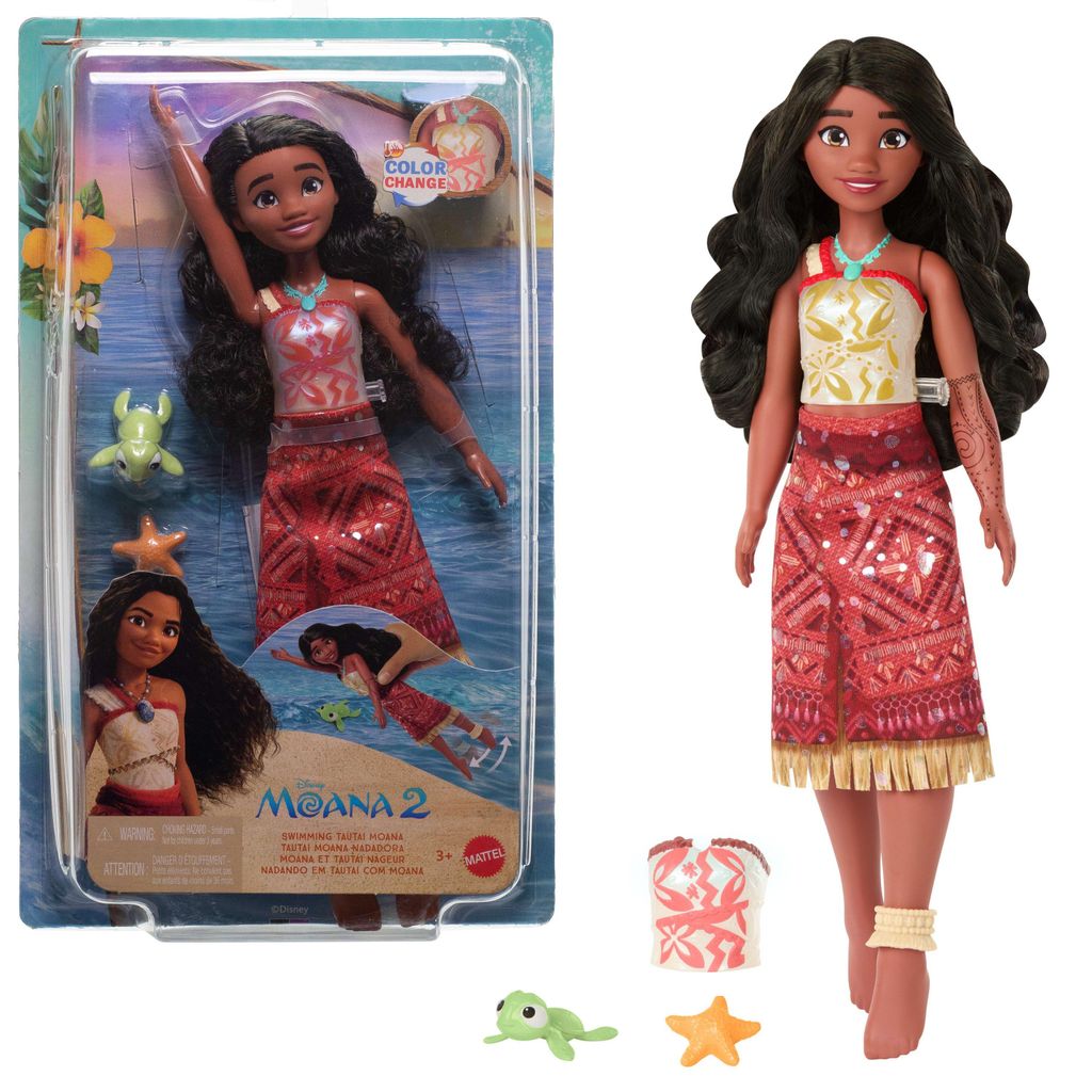 Mattel Disney Moana Puppe - Abenteuer Spielzeugpuppe Vaiana