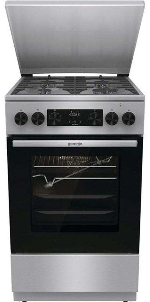 Gorenje GKS5C71XF Freestanding cooker with oven Silver Produktbild 