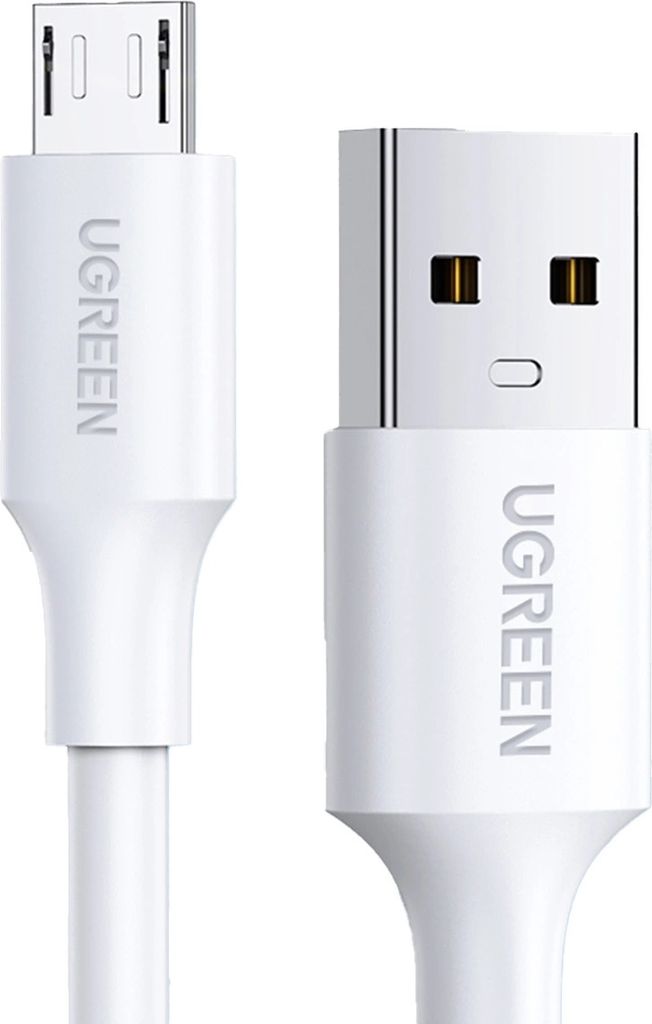 UGREEN Micro USB na USB-A kabel 1m Biały - Szybkie Zdjęcie produktu 