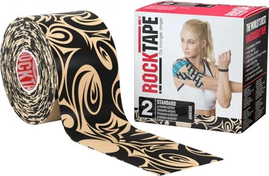 RockTape Classic Kinesiotape Nastro sportivo 5 cm x 5 m Tattoo