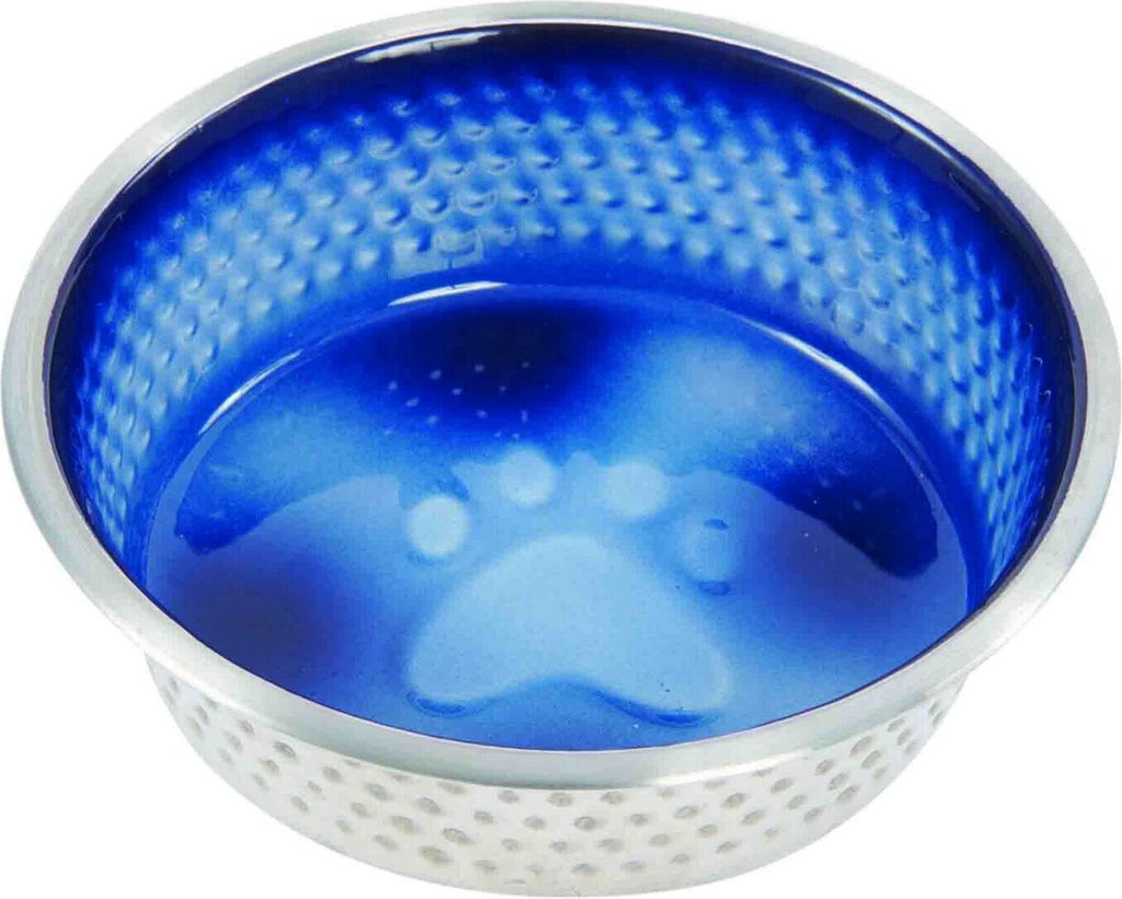 Weatherbeeta Edelstahl Shade Hundenapf, Rutschfest WB1330 (13cm) (Königsblau)