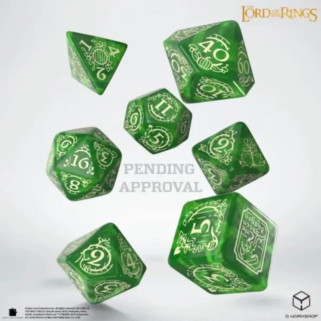 Kości Lord of the Rings - Shire (7 szt.) Zdjęcie produktu 