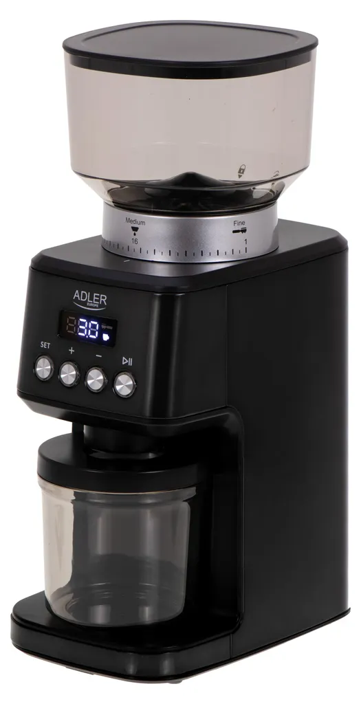 Moulin à café Adler AD 4300 : Grains frais pour expresso et filtre