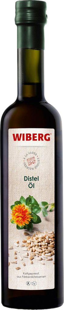 Wiberg Distelöl, kaltgepresst, aus Färberdistelsamen - Produktbild 