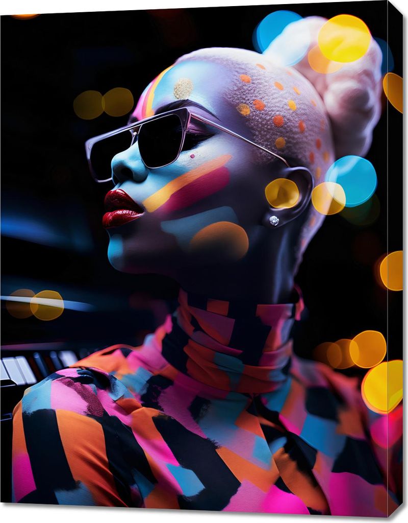 Bild 70x90cm Melodie, die aus der Seele schlägt