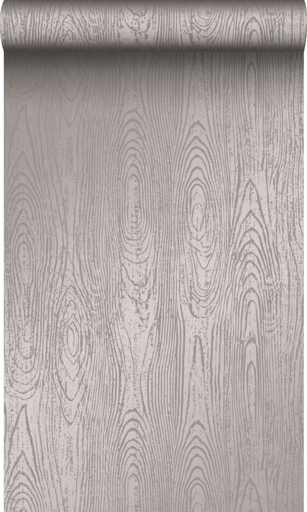 Origin Wallcoverings Tapete Holz-Optik Taupe 53 cm x 10.05 m