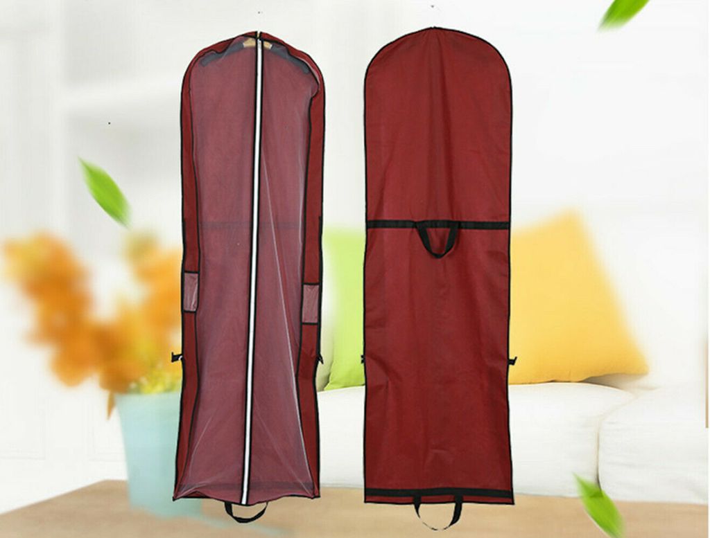 Kleidersack 180 cm Schutzhülle Anzugtasche für Brautkleider Anzug Abendkleid 