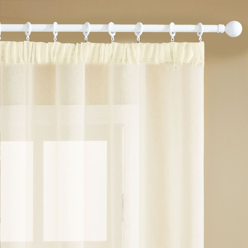 Topfinel Gardinen Ausbrenner mit Kräuselband und Blumen-Mustern Voile Vorhänge für Wohnzimmer 2er Set je 145x140cm Grau HxB Topfinel Gardinen Ausbrenner mit Kräuselband und Blumen-Mustern Voile Vorhänge für Wohnzimmer 2er Set je 145x140cm Grau HxB