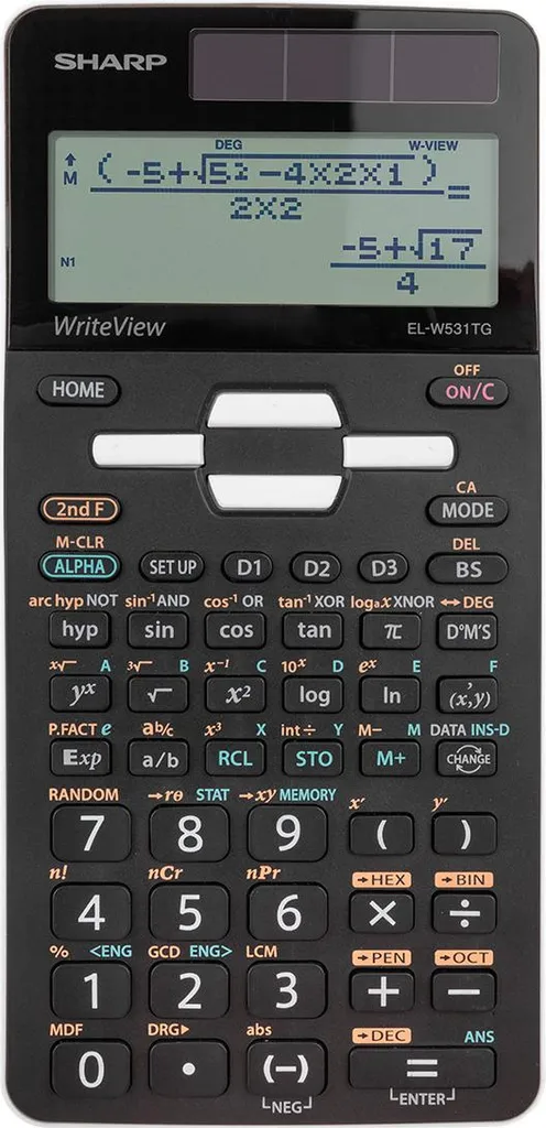 Calculatrice scientifique Sharp EL-W531 blanche idéale pour les maths