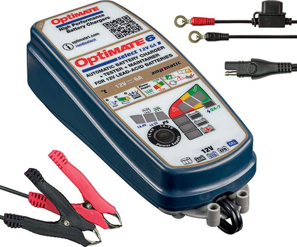 Caricabatteria moto Tecmate 12V da 3-240 Ah Immagine del prodotto 