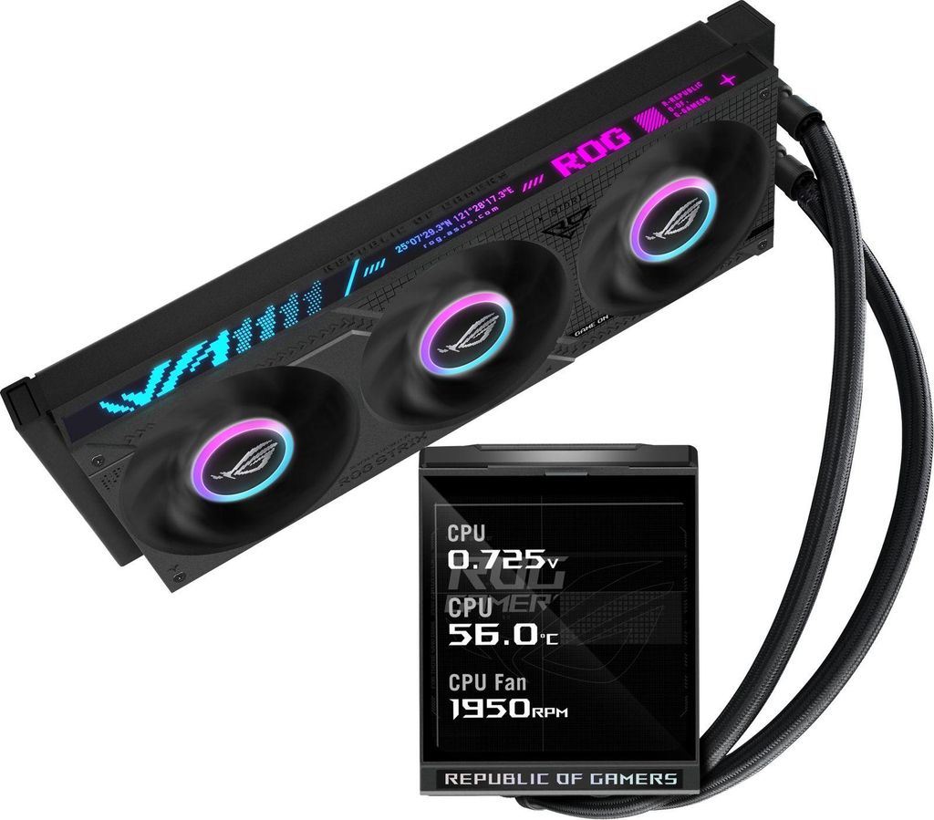 ASUS ROG Strix LC IV 360 ARGB LCD Produktbild 