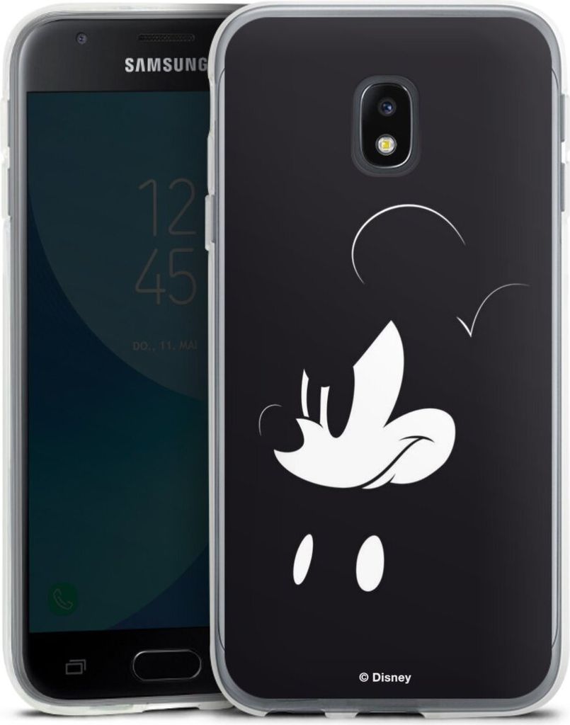 DeinDesign Handyhülle für Samsung Galaxy J3 Duos (2017) Silikon Hülle Case Smartphone Schutzhülle Disney Mickey Mouse Offizielles Lizenzprodukt