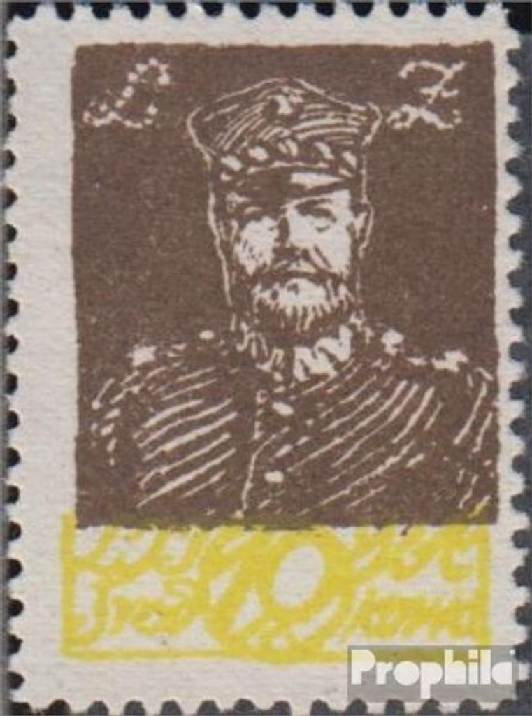 Briefmarken Mittellitauen 1920 Mi 19A postfrisch Freimarken