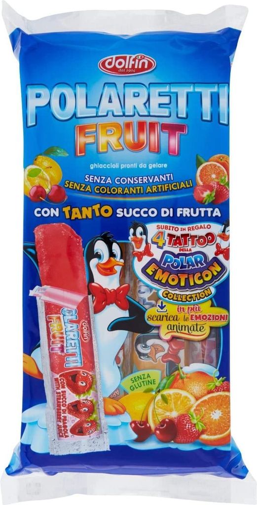 Polaretti Ice Pops pasteurisiertem Wassereis mit Fruchtsaft Produktbild 